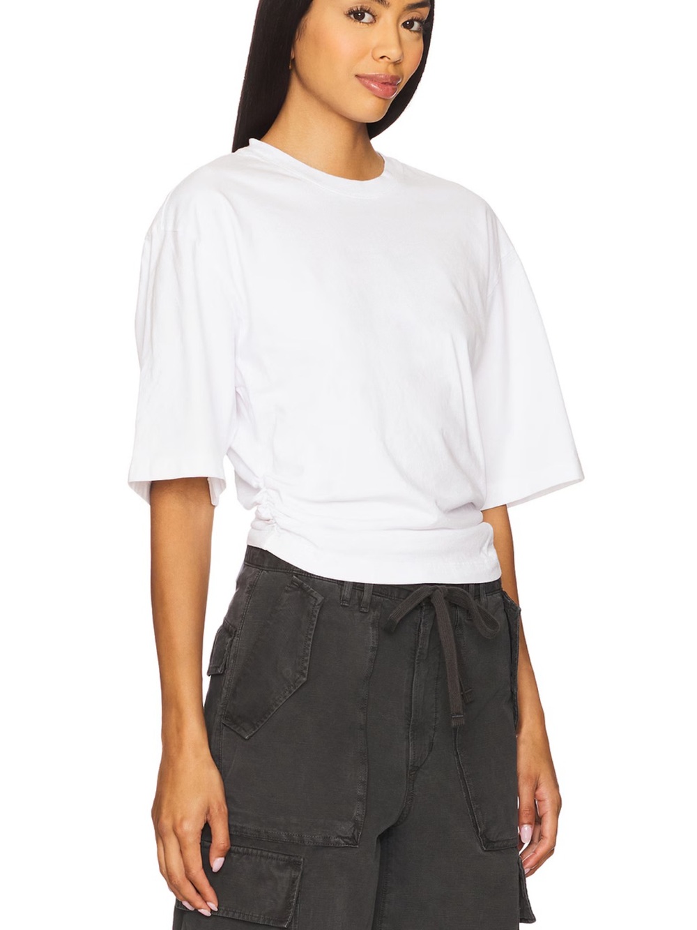 NWT Agolde Shari tee white small